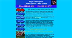 Desktop Screenshot of floydslawnservice.com